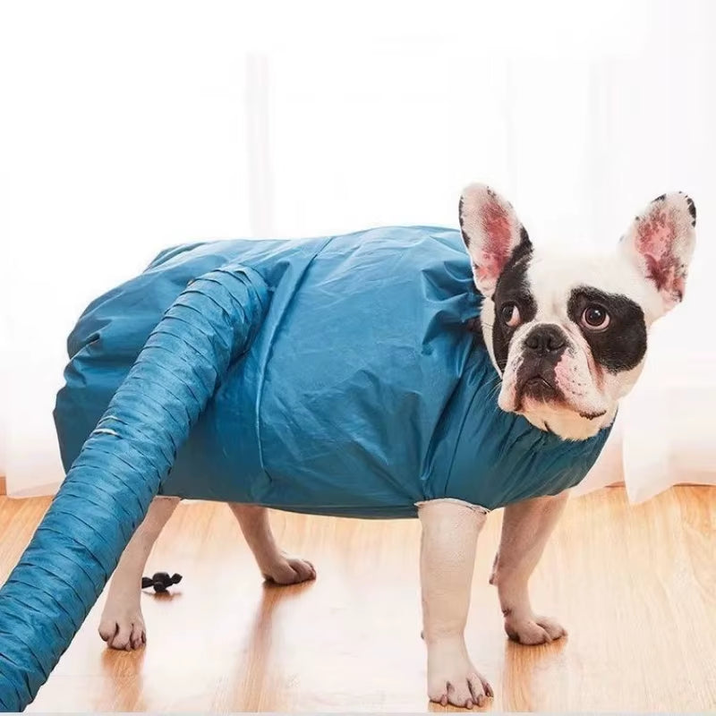 Portable Folding Dog Hair Dryer and Pet Drying Bag - Efficient Pet Grooming Accessory for Winter Care