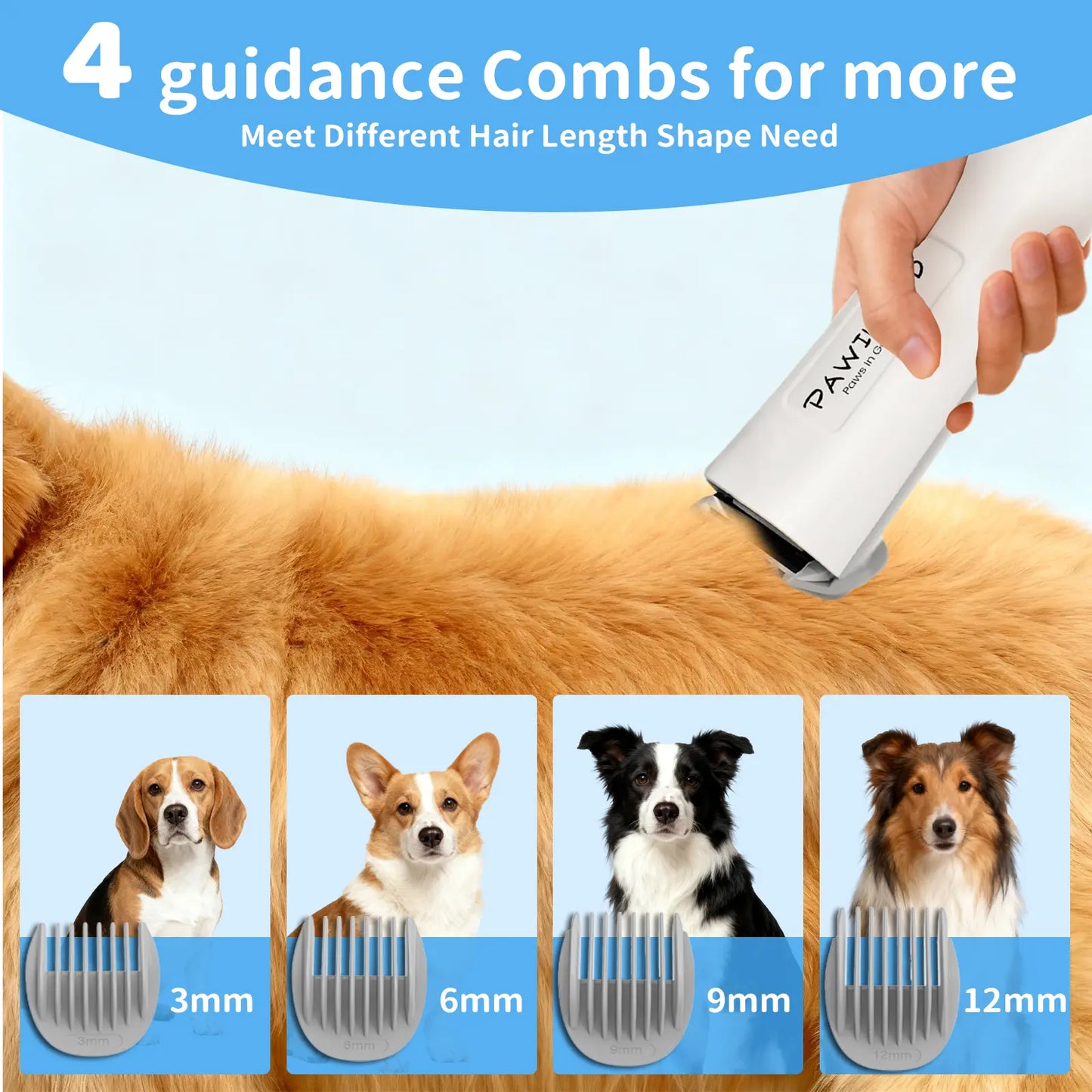 Revolutionize Your Pet Grooming with the Pawimood 5-In-1 Grooming Vacuum – Powerful 13000PA Suction, 2L Dust Capacity, and Complete Grooming Kit for Pet Owners!