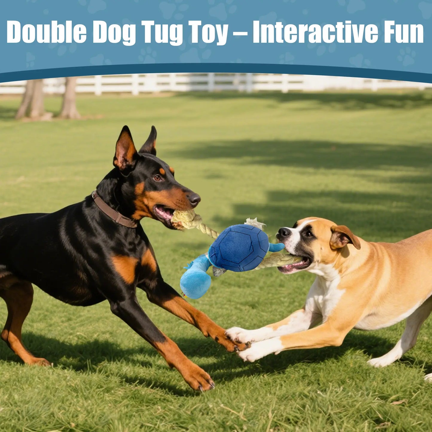 Exciting Turtle Squeaky Plush Tug Toy with Rope Limbs - Interactive Fun for Dogs to Relieve Boredom!