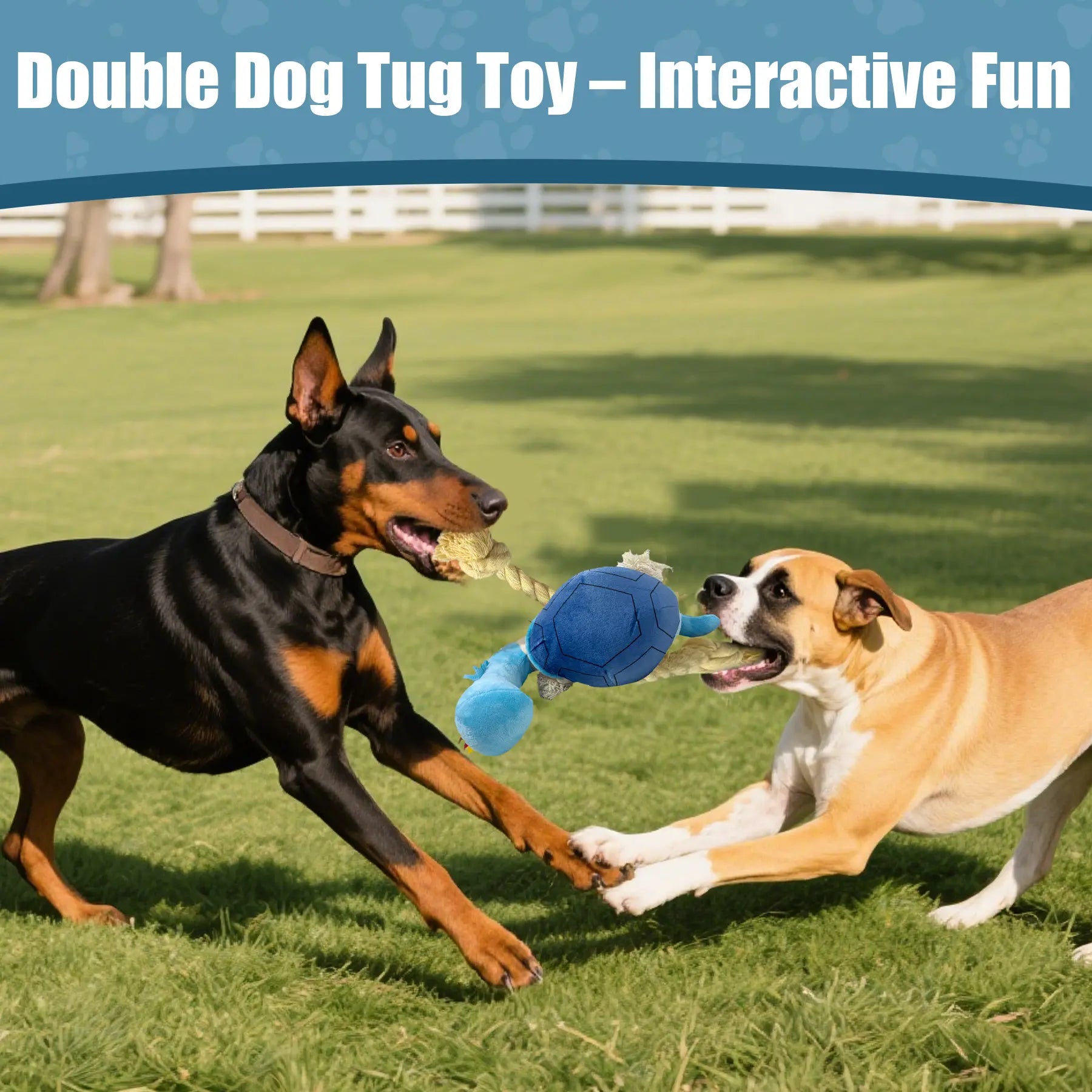 Exciting Turtle Squeaky Plush Tug Toy with Rope Limbs - Interactive Fun for Dogs to Relieve Boredom!