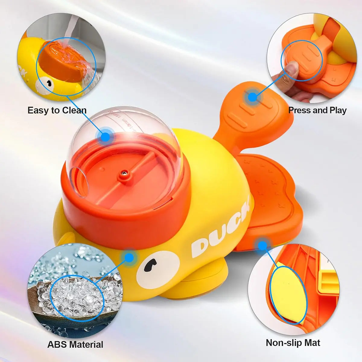 Engaging Duck-Shaped Interactive Dog Puzzle Treat Dispenser - Adjustable for All Breeds, Promotes Healthy Eating & Mental Stimulation