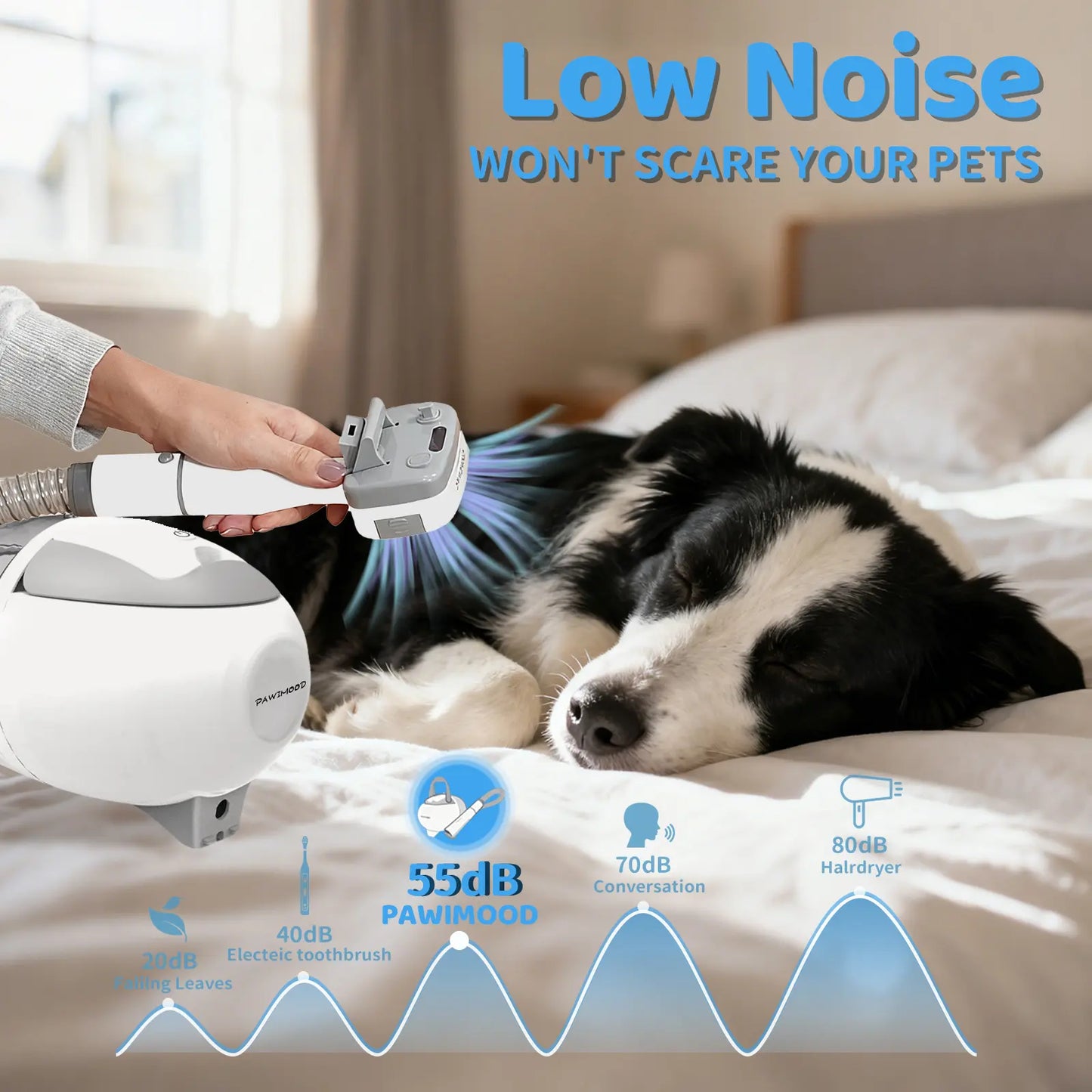 Revolutionize Your Pet Grooming with the Pawimood 5-In-1 Grooming Vacuum – Powerful 13000PA Suction, 2L Dust Capacity, and Complete Grooming Kit for Pet Owners!